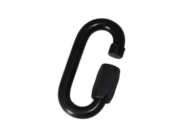 PSRIG Quick-link 4mm nominal size. WLL 180kg, DIN56927-A, Sort