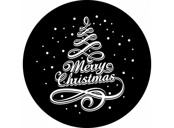 Prolights Gobo xmas Typo Greetings 4 F size,  Black and white