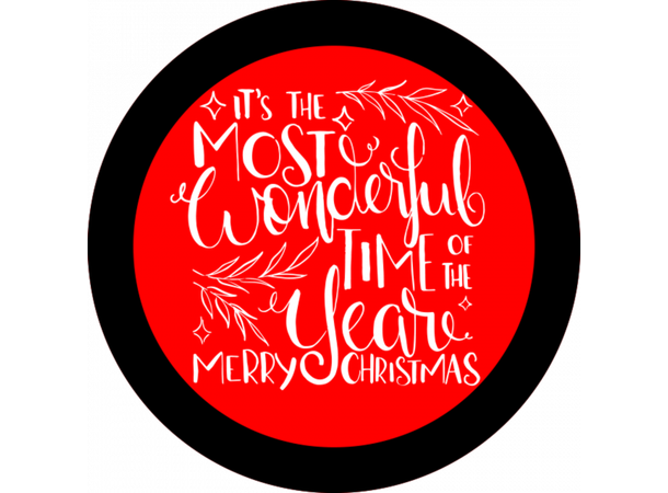 Prolights Gobo xmas Wonderful Time 2 F size,  1 Color