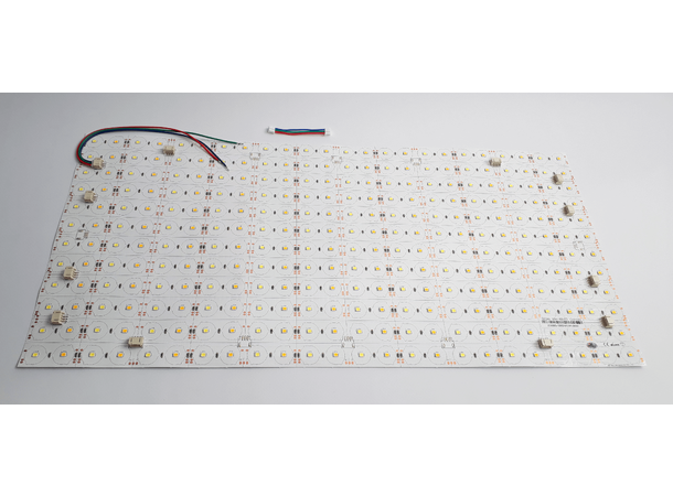 SBL 24V LED sheet, Bi-Color, 500x235mm 105 x SMD5050 LED. Kuttes etter behov