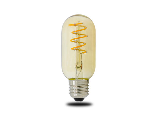 SBL LED filament pære E27, 3W. 2200K Ra>95. Ø45mm x H 110mm. Amber glass
