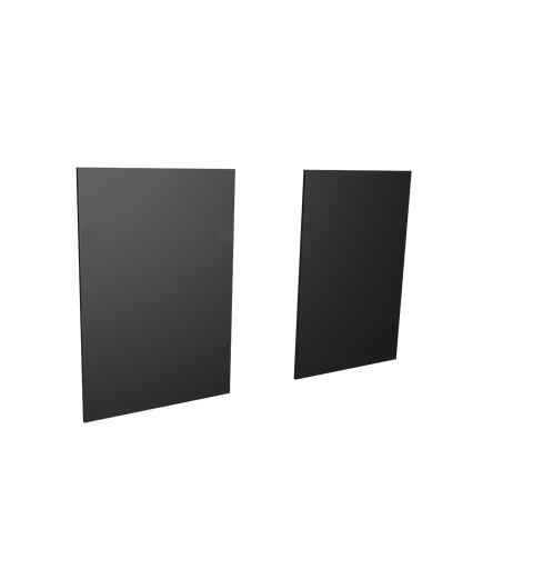 SBL endekappe for 54 x 70 m profil Sort. Par