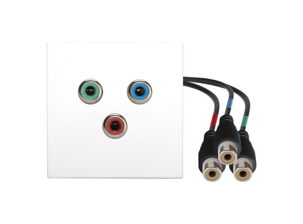 SOMMER W45W-3531 SYSWALL45 Modul Hvit. RCA Modul R/G/B. Kabel ut