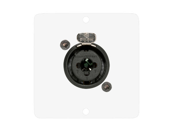 SOMMER W50W-4487 SYSWALL50 Modul Hvit.1 x XLR/TRS hun kombo. Skruterminal