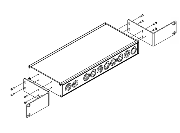SWISSON XAC-RACKM-XSH Rackbrakett for XSH-serien