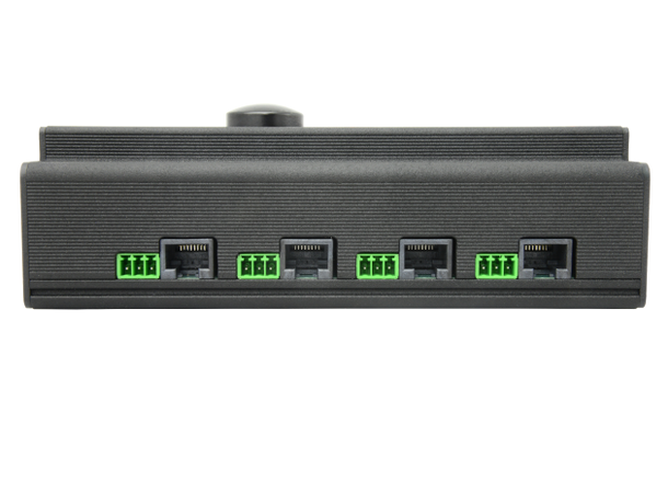 SWISSON XND-4D Ethernet DMX Node DIN rail. Art-Net og sACN. 4 univers