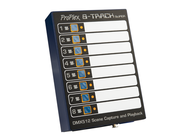 TMB ProPlex 8-Track DMX Recorder Standalone DMX Record/Playback og Backup