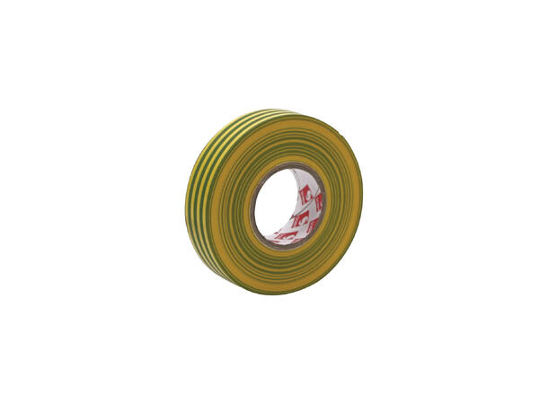 ELUMEN8 Premium PVC Insulation Tape 2713 19mm x 33m - Yellow/Green