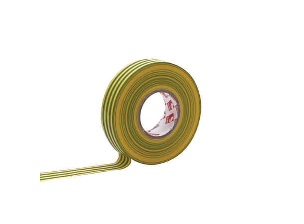 ELUMEN8 Premium PVC Insulation Tape 2713 19mm x 33m - Yellow/Green