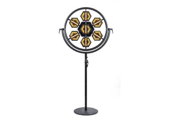 PORTMAN P1 EVO Retro Lamp 7xWWLED, RGBW Glow,1600 - 3200K, WDMX