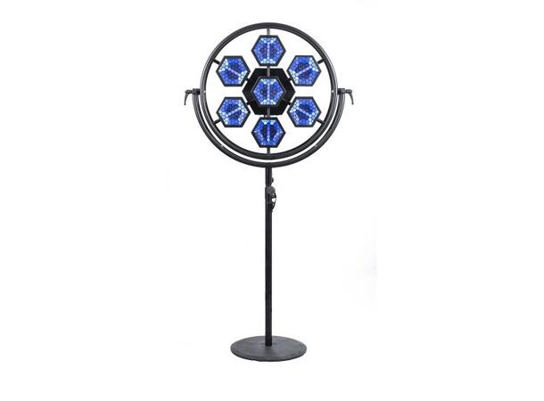 PORTMAN P1 EVO Retro Lamp 7xWWLED, RGBW Glow,1600 - 3200K, WDMX