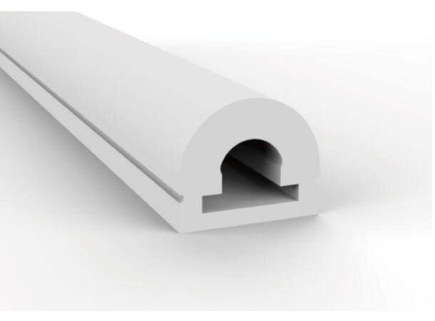 SBL Silikonprofil kit 15 x 13mm 5m, Komplett kit, Uten LED Strip, Hvit