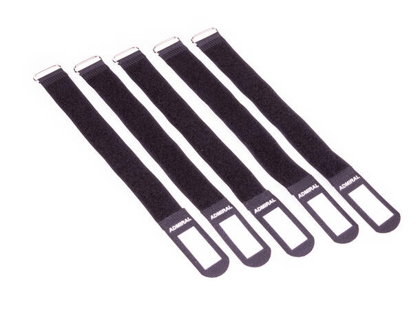 ADMIRAL Cable wrap 26cm black 5 pieces