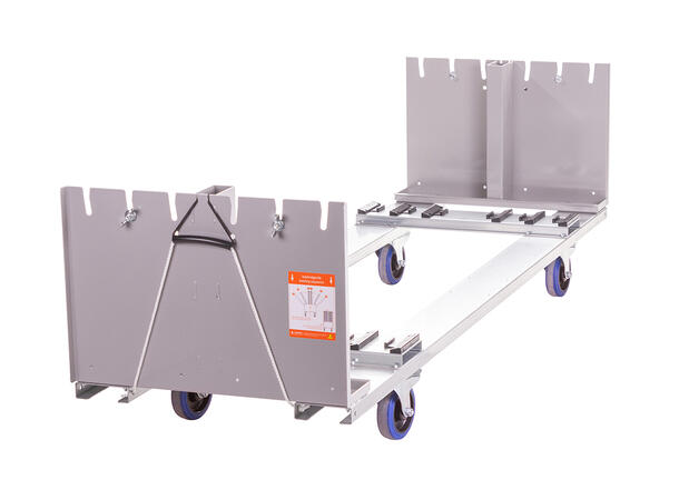 ADMIRAL Stage deck dolly 2m unassembled 4 x Hjul med brems