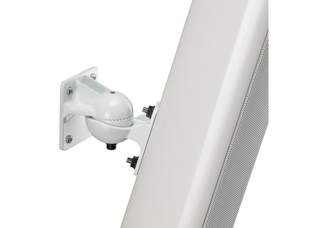 HELVIA HCMS-60 WPW Søylehøyttaler, IP66 60W @ 8ohm, 4 x 3", Hvit