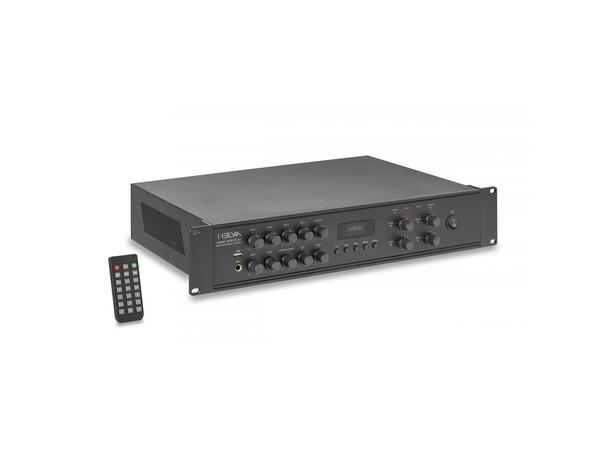 HELVIA HMMA-350DPLAY Mikseforsterker 4 x 350W, DAB+, BT, MP3