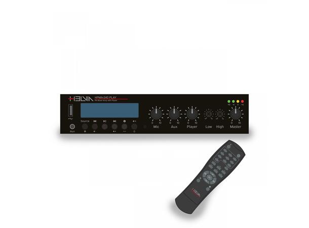 HELVIA HPMA-240 PLAY Mikseforsterker 240W, DAB+