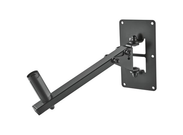 K&M 24169 Høyttalerbrakett WL 25kg, Tilt, Sort