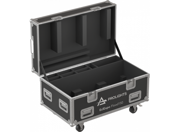 PROLIGHTS FCLEXPOFL150 Flightcase Til 6 x ECLEXPRFL150,Sort