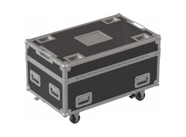 PROLIGHTS FCLEXPOFL150 Flightcase Til 6 x ECLEXPRFL150,Sort
