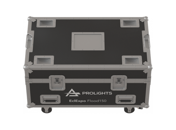 PROLIGHTS FCLEXPOFL150 Flightcase Til 6 x ECLEXPRFL150,Sort