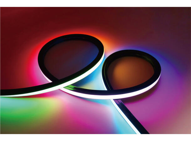 SBL Silikonprofil kit  20 x 20 5m, Komplett kit, Uten LED Strip, Sort