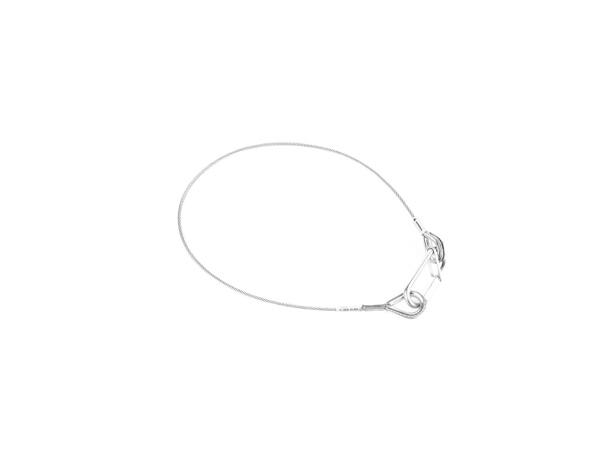 ADMIRAL Safety cable, certified, 5mm WLL 25kg, 60 cm