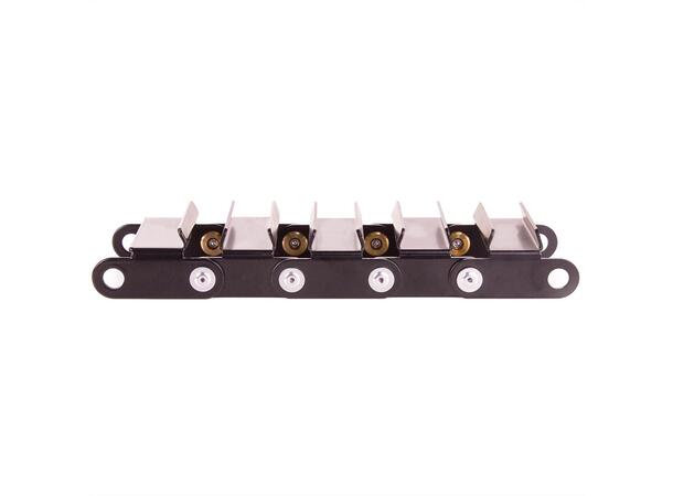 ADMIRAL Snake 5 segment hinge black For Self build, Sort