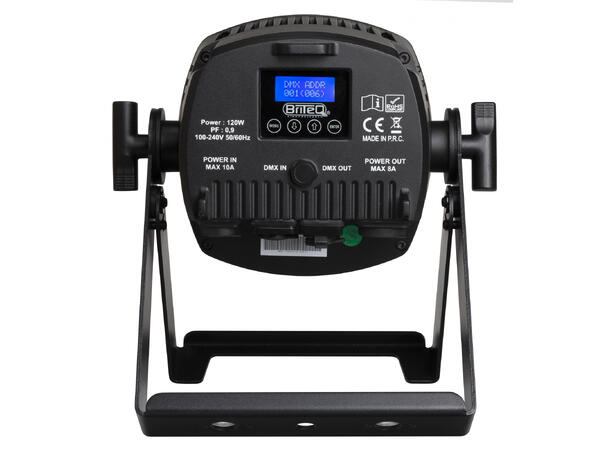 BRITEQ COLORAY 18FCR LED par, IP65 18 x 8W RGBW LED, 20°, RDM, 5-pin XLR