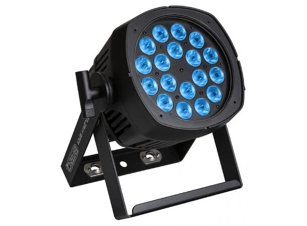 BRITEQ COLORAY 18FCR LED par, IP65 18 x 8W RGBW LED, 20°, RDM, 5-pin XLR
