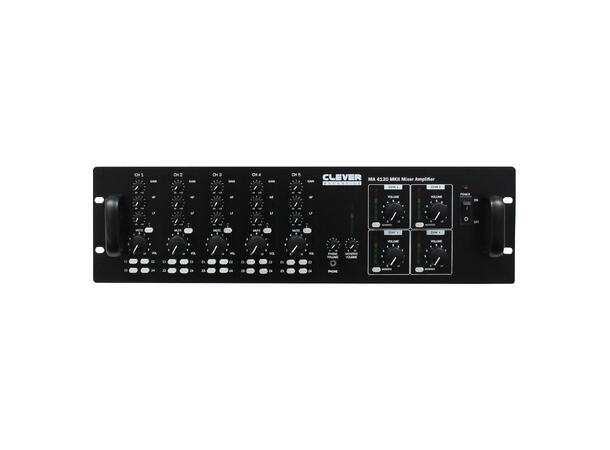 CLEVER ACOUSTICS MA 4120 MKII Forsterker 480W, 4 Soner