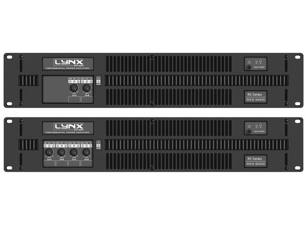 LYNX RS4-6000 Forsterker 4 x 1500W @ 4 ohm