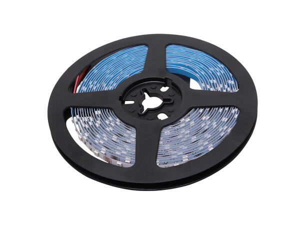 SBL 12V LED Strip RGB, 5mm 5m, 2m kabel i hver ende, SMD3528 