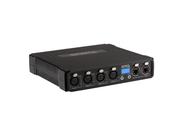 BRITEQ BT-NODE24 MK2 ArtNet/sACN Node 4 x DMX, Gigabit ethernet, 5-pin
