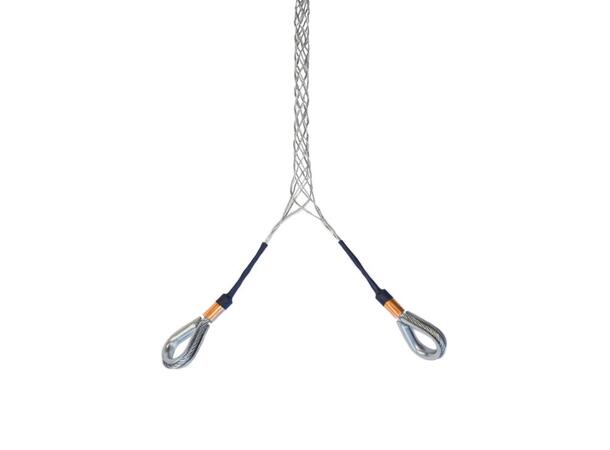 PSRIG Galvanized Cable Support Grip with double eye. 6-12mm