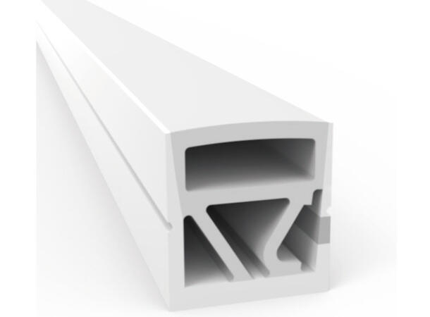 SBL Silikonprofil kit 30 x 32mm 5m, Komplett kit, Uten LED Strip, Hvit