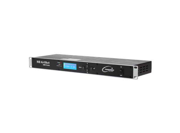 TRANSCENSION N8 MKII Art-net/DMX Node 6 x 3p/5p DMX out, 1 x 3p/5p DMX in
