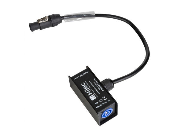 HILEC Adapter Powercon in/out - True1 Seetronic Powercon thru, Tru1 ut