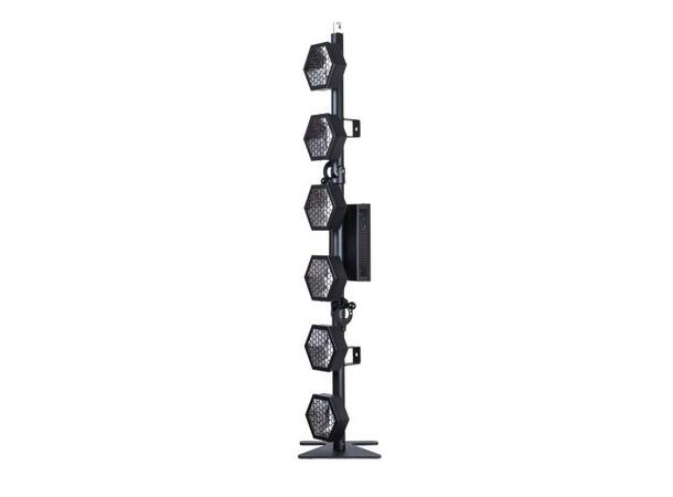 PORTMAN P2 EVO Retro Lamp 6xWW LED, RGBW Glow,1600 - 3200K, WDMX