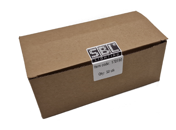 SBL Koblingsklemme 3x3 50 stk. black+yellow+white