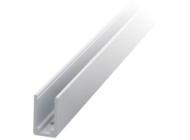 SBL Silikonprofil kit 12 x 20mm 5m, Komplett kit, Uten LED Strip, Sort