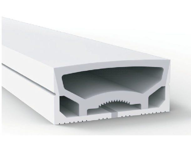 SBL Silikonprofil kit 70 x 30mm 5m, Komplett kit, Uten LED Strip, Hvit