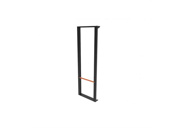 ADMIRAL Slim-line panel H 203 With orange handle, Sort