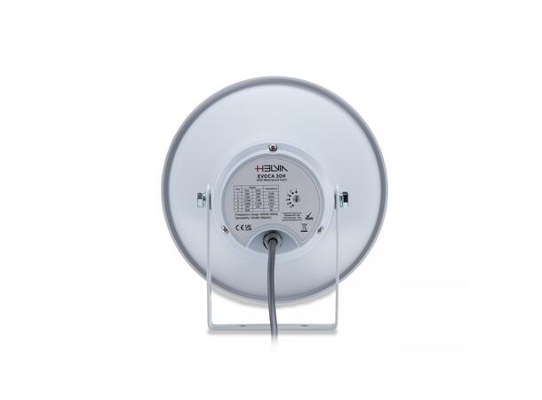 HELVIA EVOCA 30H Hornhøyttaler, IP65 30W, 70/100V