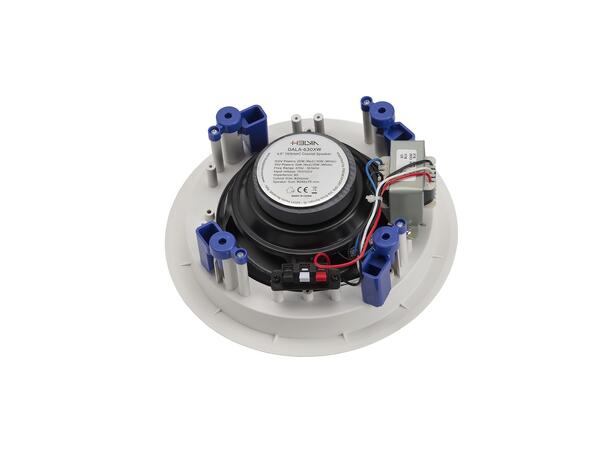 HELVIA GALA-630XW Coax Himlingshøyttaler 30W, 6", Hvit