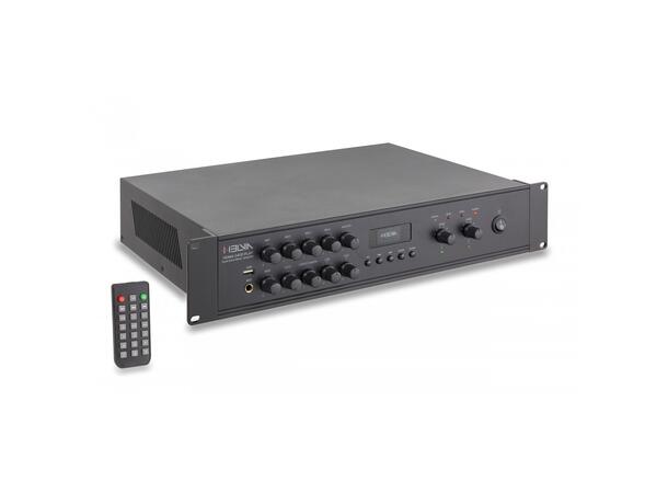 HELVIA HDMA-240DPLAY Mikseforsterker 2 x 240W, DAB+, BT, MP3