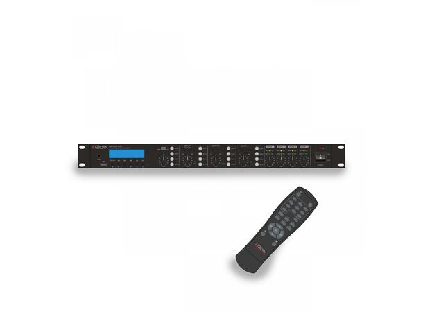 HELVIA HMX-44A Mikseforsterker, Matrise 4 x 60W, DAB+