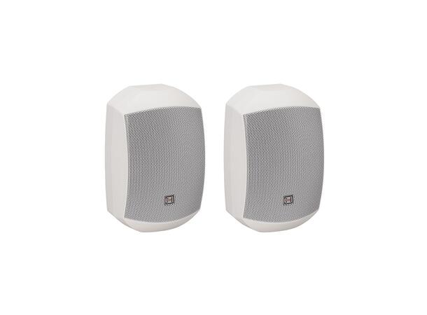 HELVIA LIDO-420 WPW Miljøhøyttaler, IP65 20W, 4", 70/100V/8ohm, Hvit