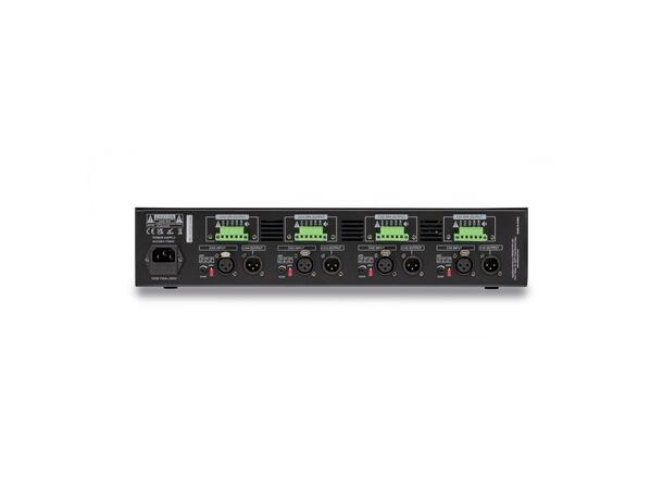 HELVIA ZEUS 4120CA Forsterker 4 x 120W, 70/100V, 4 - 16ohm