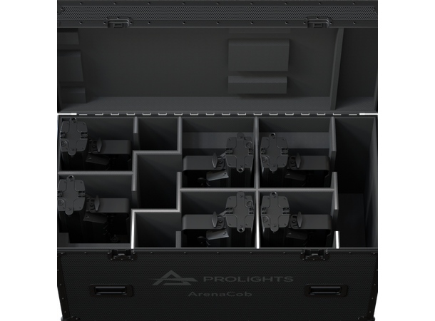 PROLIGHTS FCLARENACOBR2 Flightcase til 6 x ArenaCOB